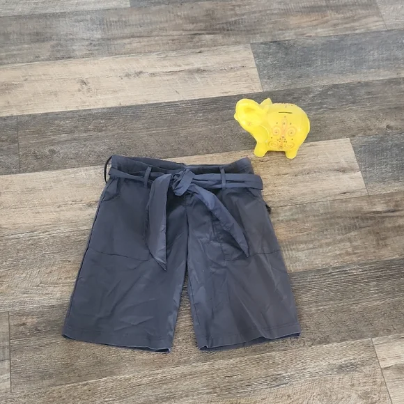 Be Present Tie-Waist Shorts - Picture 1 of 6